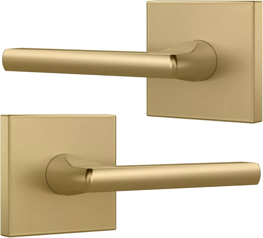 Mega Handles Dummy I Lever Door Lock Handle Set for Closet or French Doors I Single Side, Non-Tur... | Amazon (US)