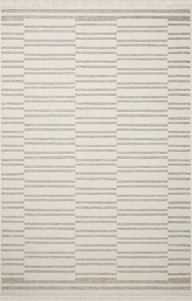 Loloi Amber Lewis Malibu Collection MAB-03 Tan/Ivory 5'-1" x 7'-7" Area Rug | Amazon (US)