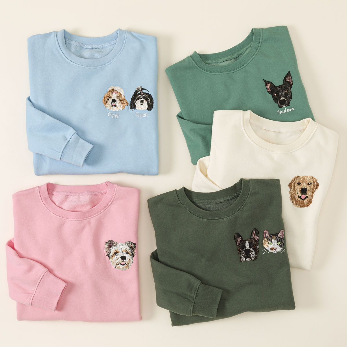 Custom Pet Embroidered Sweatshirt | UncommonGoods
