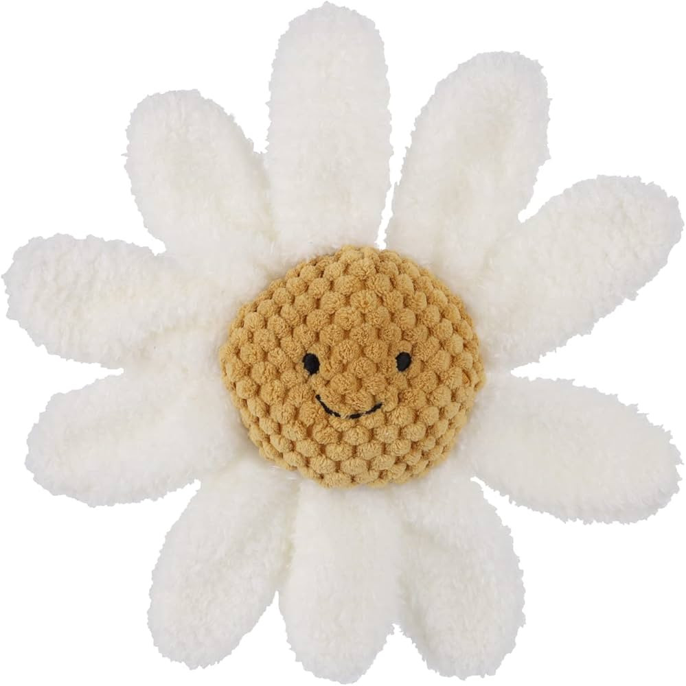 Apricot Lamb Hochet doux en forme de marguerite pour bébé, fleurs en peluche pour nouveau-né d... | Amazon (CA)
