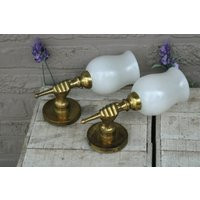 Pair Hollywood Regency Mid Century Maison Jansen Bronze Hand Sconces Wall Lights | Etsy (US)