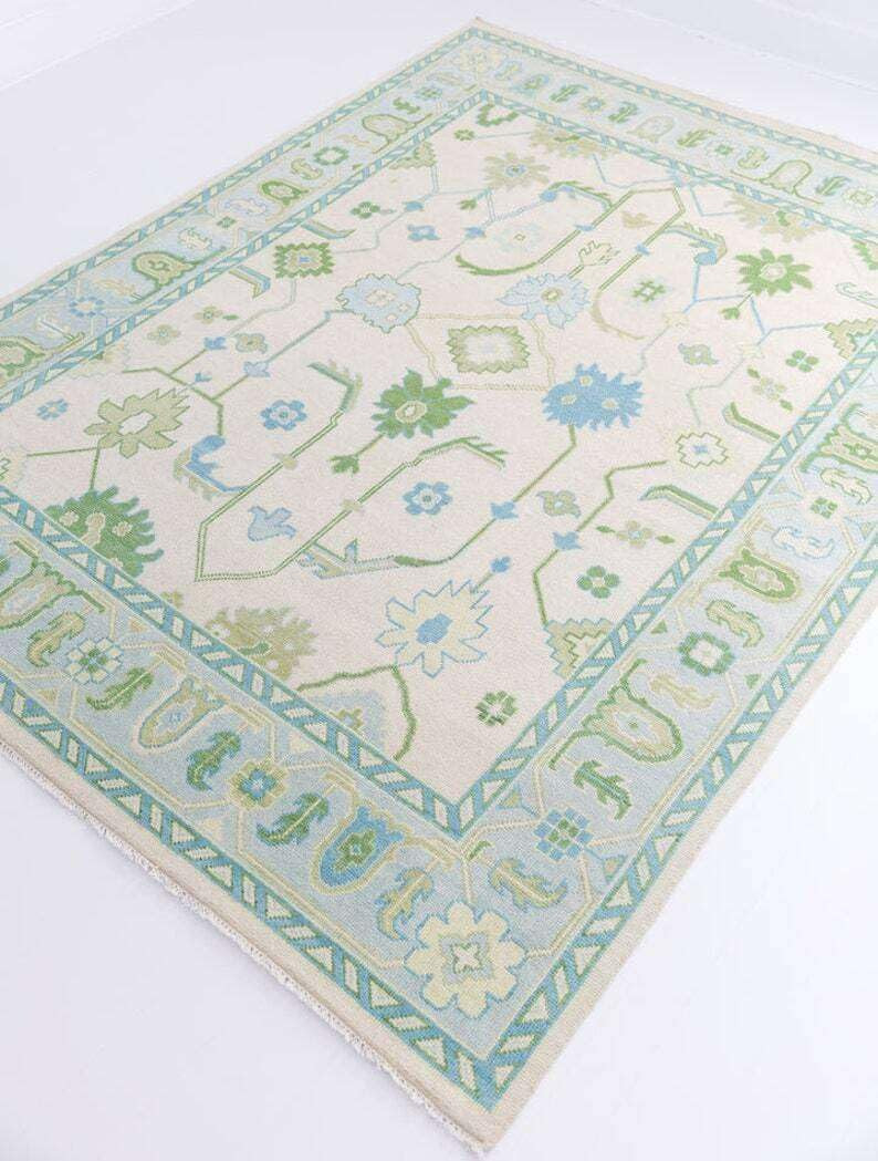ECLATIQUE Handmade Rug Carpet 6x9ft Turkish Oushak Rug | Traditional Design Area Rug | Authentic ... | Amazon (US)