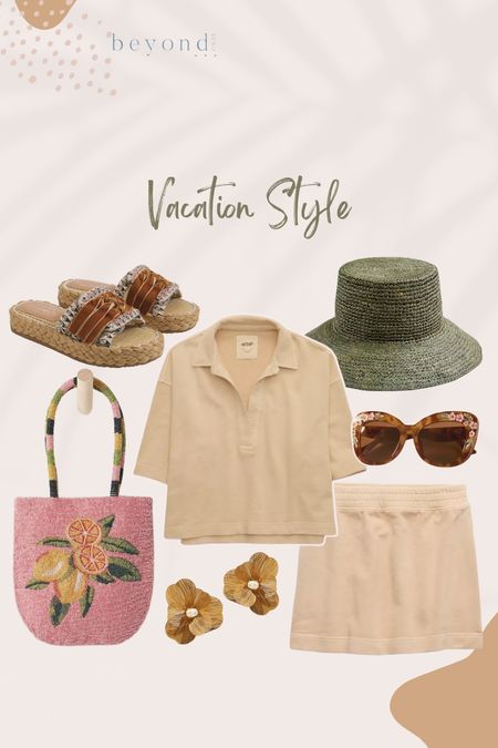 Beachy outfit idea! This aerie set comes in a wide variety of colors and can be worn for so many occasions.

#LTKItBag #LTKStyleTip #LTKFindsUnder100
