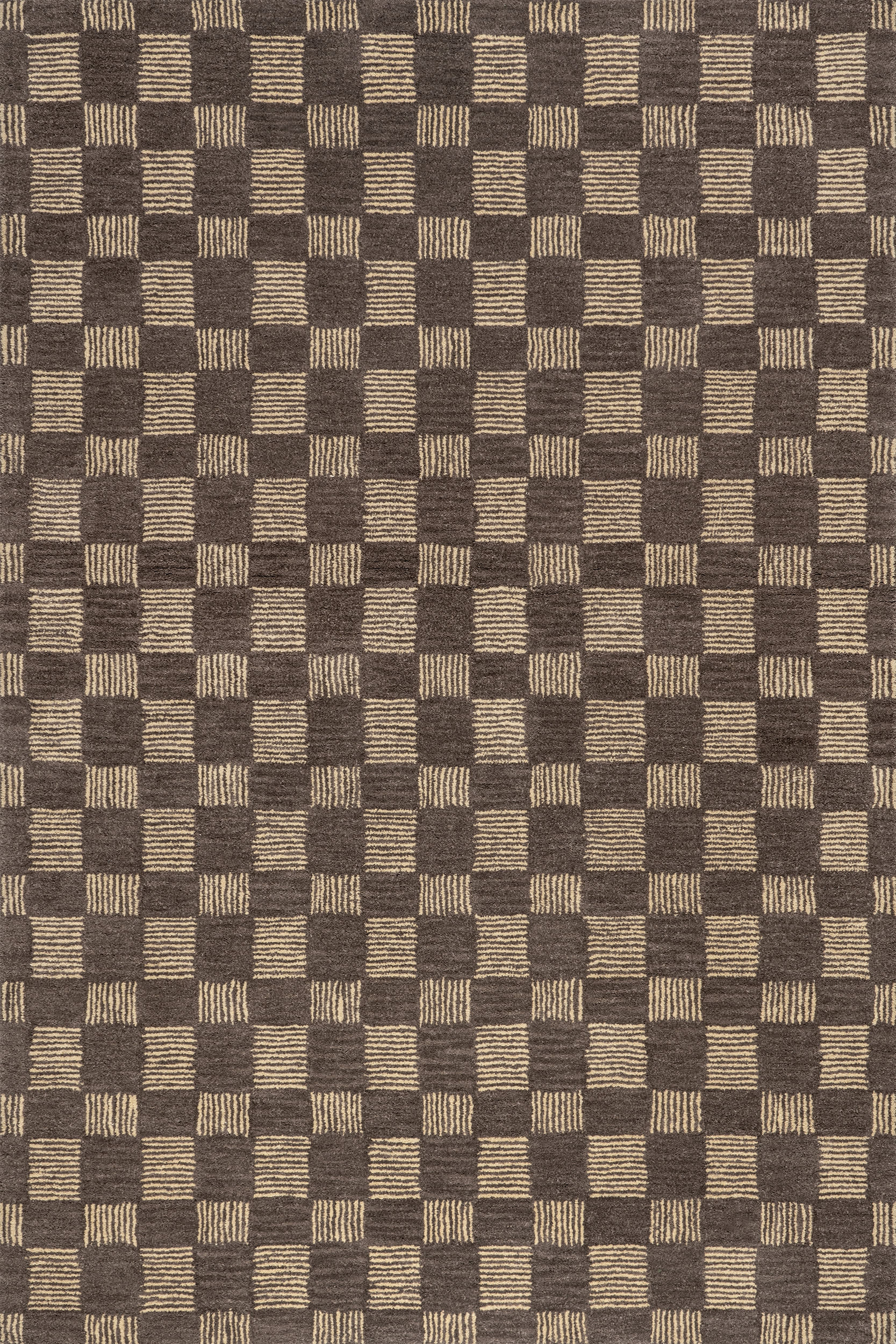 Quince Checked Wool Rug | Rugs USA