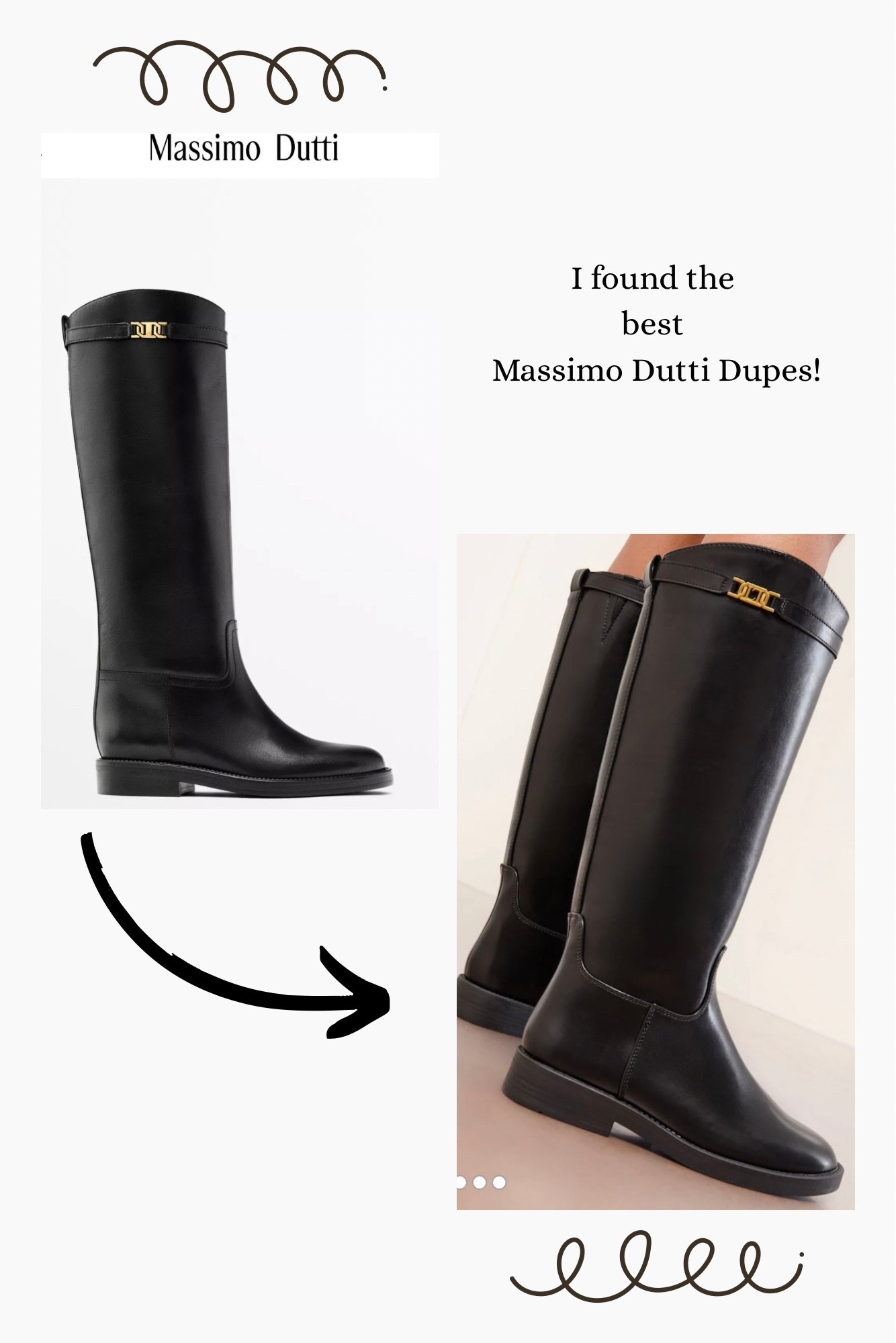 I found the best dupe ever for the Massimo Dutti Knee High Boots!! 👀

#massimodutti #next #lipsy #kneehighboots #blackboots #womensboots #autumnoutfit #autumn #leatherboots #ankleboots #longboots #wideboots 

#LTKautumn #LTKstyletip #LTKshoes
