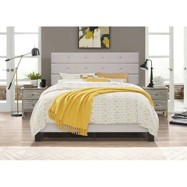 Bellaire Tufted Upholstered Low Profile Platform Bed | Wayfair North America