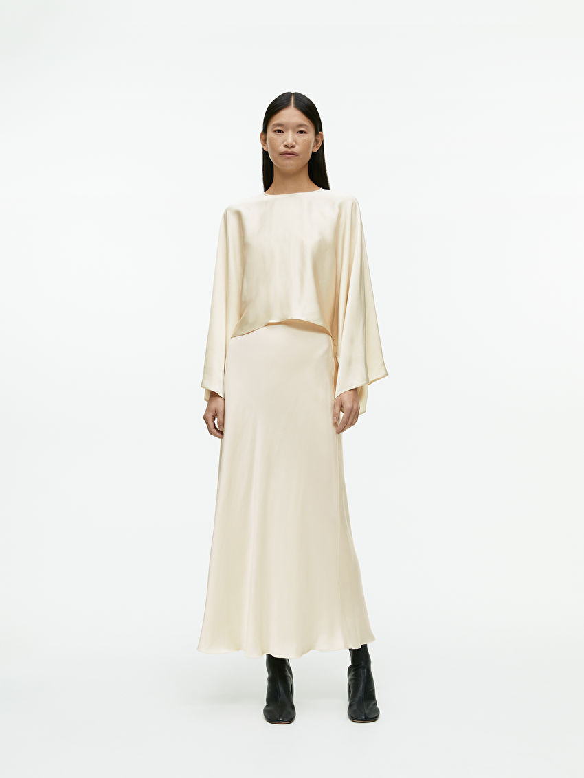 Maxi Satin Skirt | ARKET (US&UK)