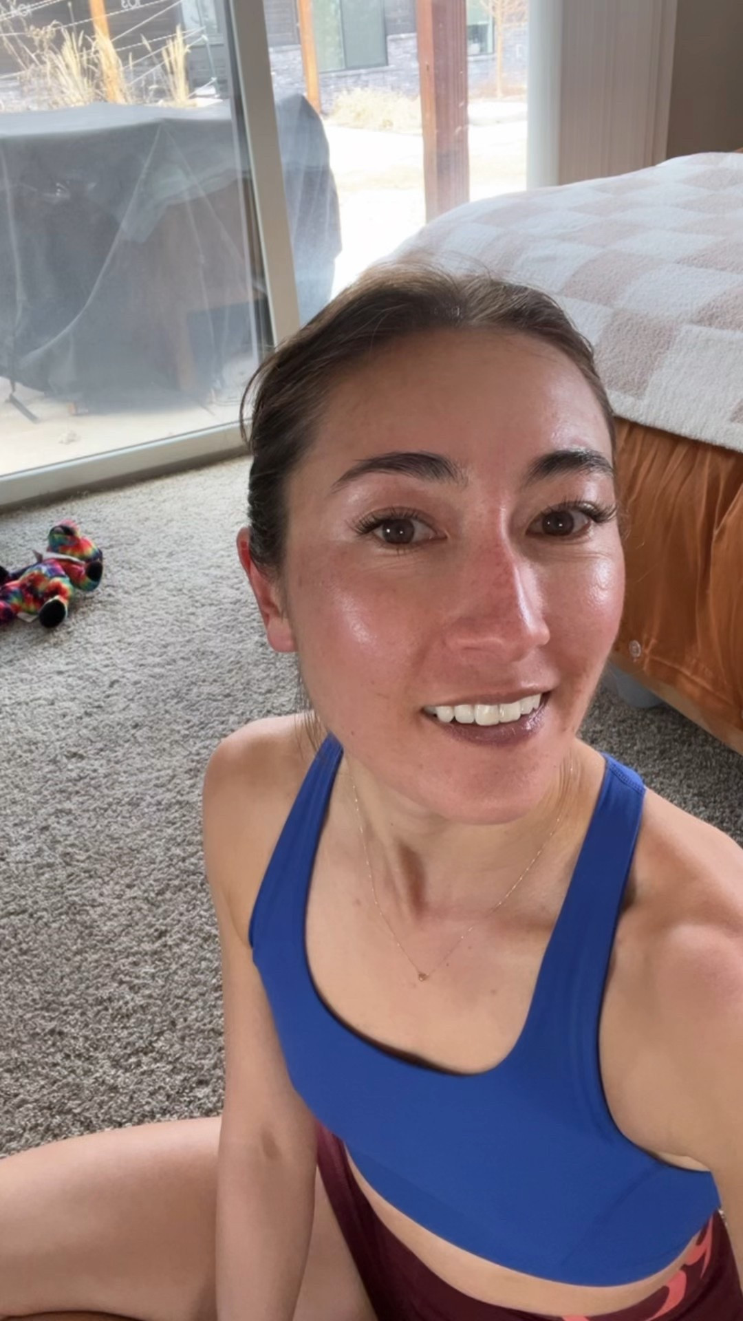 Lashes to withstand windy interval runs 👁️👄👁️