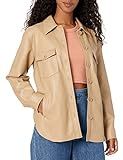 [BLANKNYC] Womens Luxury Clothing Vegan Leather Shirt Jacket, Comfortable & Stylish Shacket, Startin | Amazon (US)