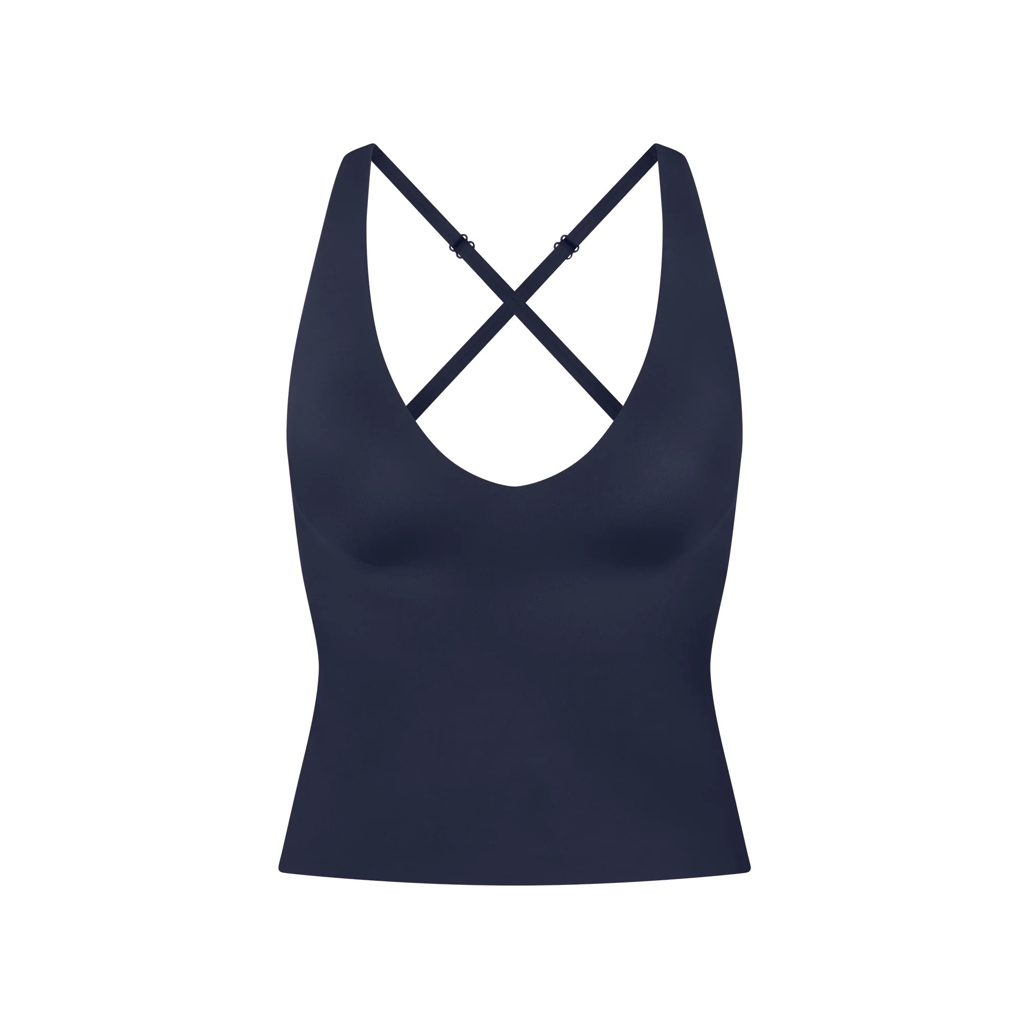 NikeSKIMS SHINE V-NECK TANK | NAVY | SKIMS | SKIMS (US)