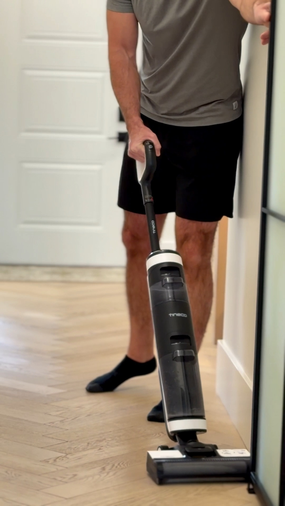 We LOVE the Tineco!! The amount of nasty it takes off your floors is insane. It vacuums and mops at the same time. Leaves very little water on hardwood floors. It has a charging station + a self cleaning cycle  

#LTKHome