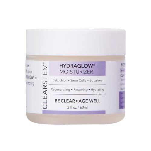 CLEARSTEM - HYDRAGLOW Stem Cell Moisturizer - Bakuchiol + Squalene - Youthful Skin Face Moisturiz... | Amazon (US)