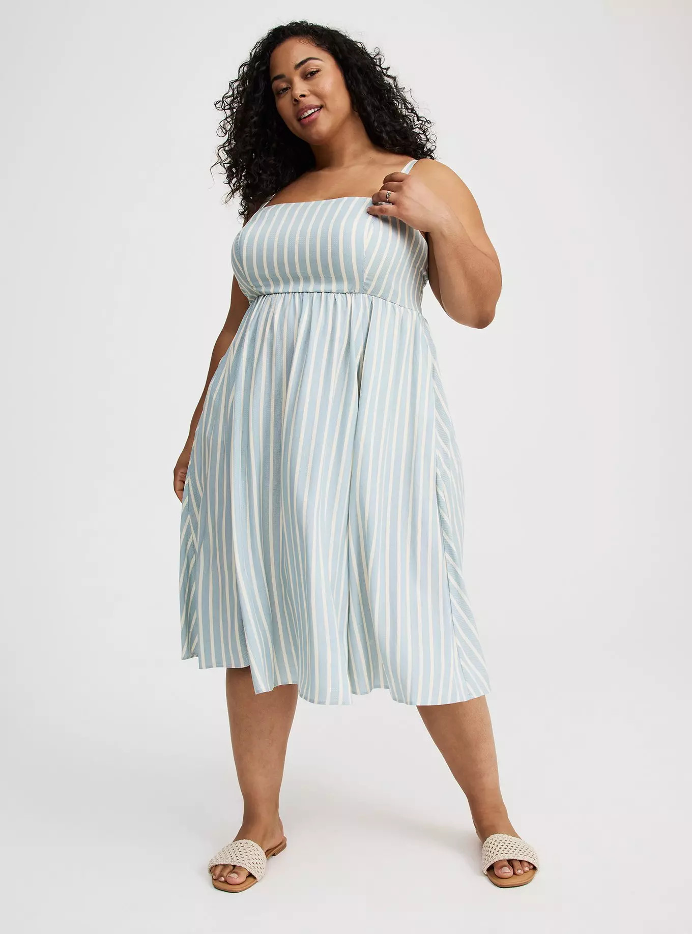 Midi Washable Challis Sundress | Torrid (US & Canada)