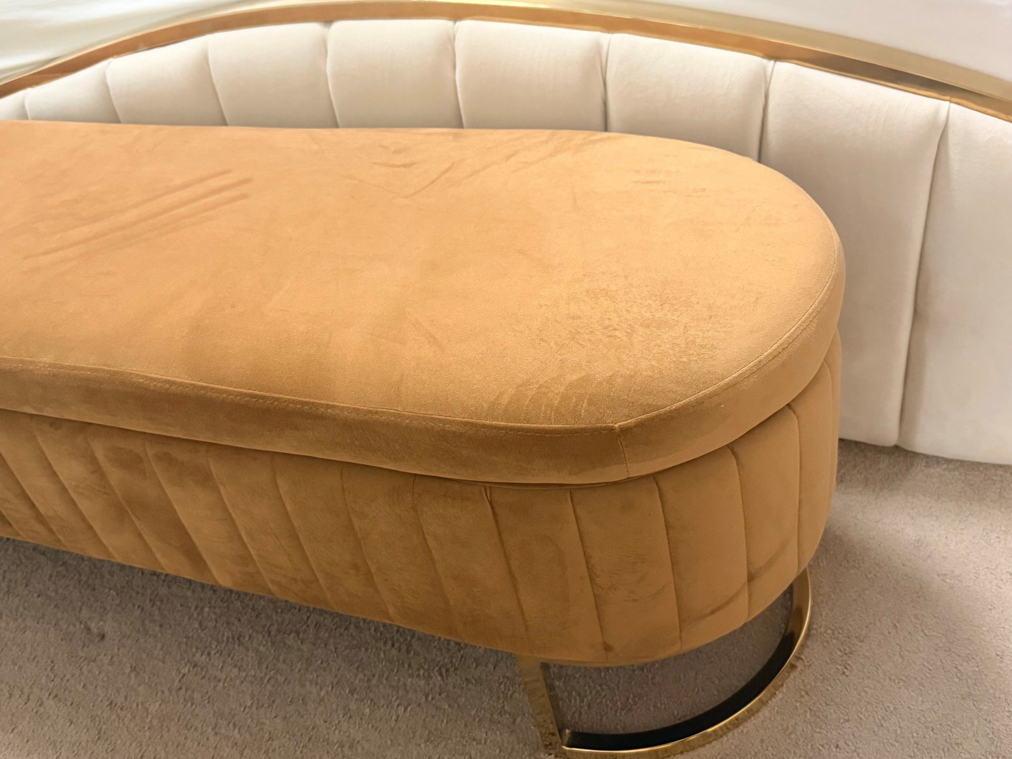 Found the perfect ottoman for my bedroom ￼

#LTKHome