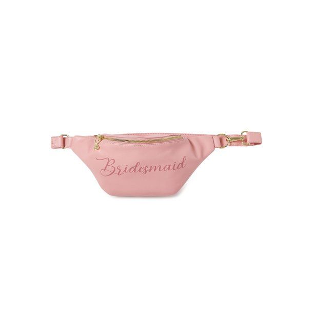 Women's Bridal Fanny Pack Rose Pink Bridesmaid - Walmart.com | Walmart (US)