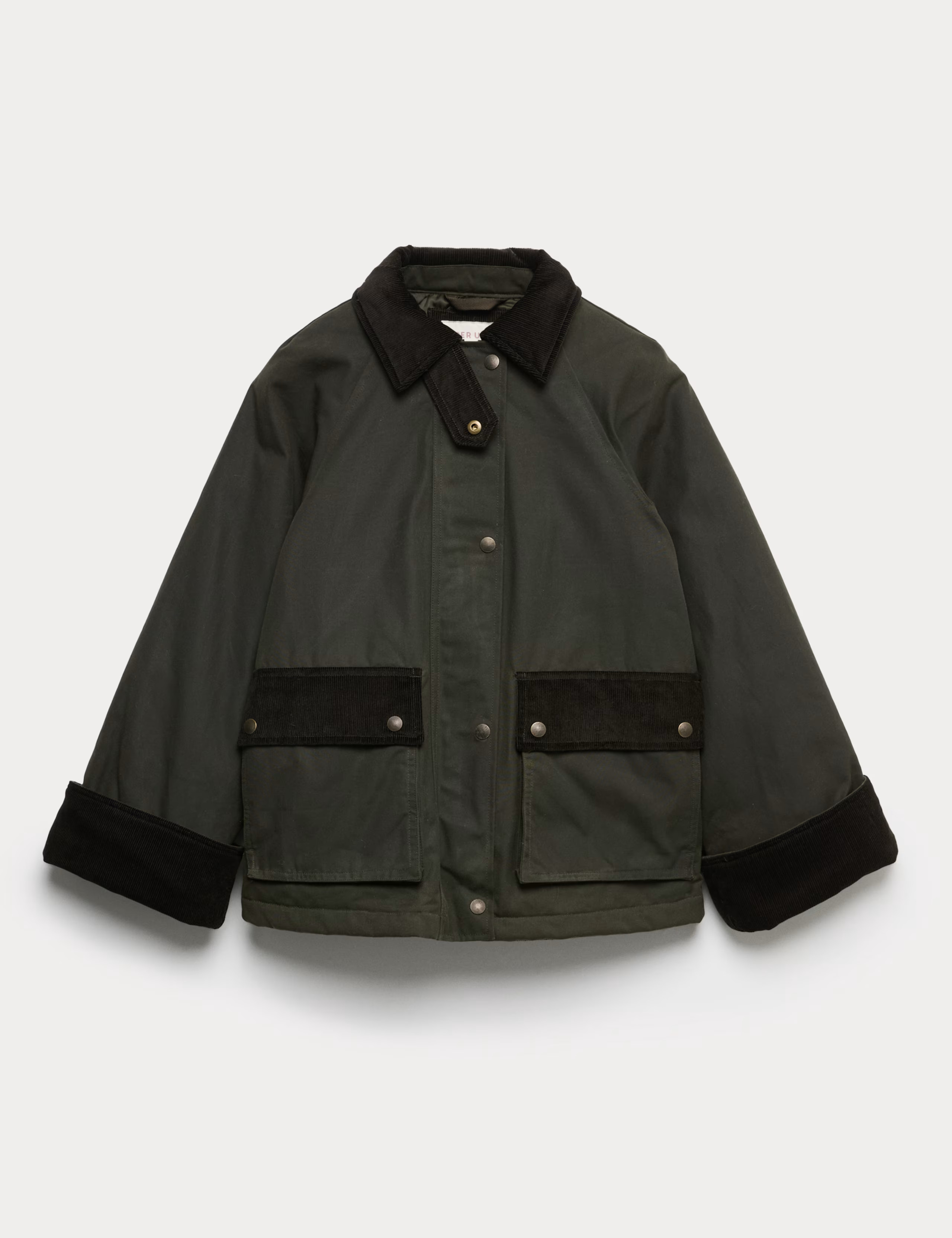 Waxed Pure Cotton Utility Jacket | Marks & Spencer (UK)