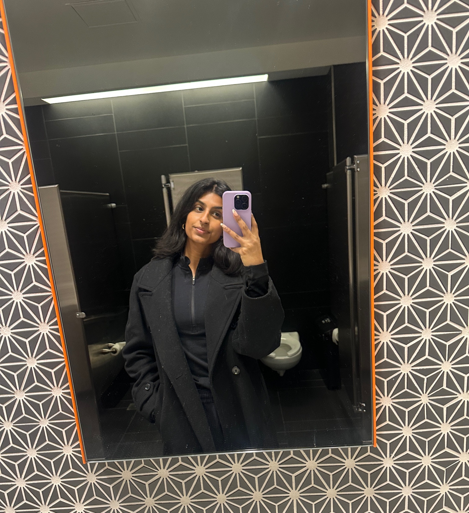 Coffee shop selfies before heading on a vacation!! Loving these layers for cold winter days, I honestly was sweating a bunch even at 30 degrees 

Trench coat womens winter fashion lululemon merino wool 

#LTKGiftGuide #LTKSeasonal #LTKStyleTip