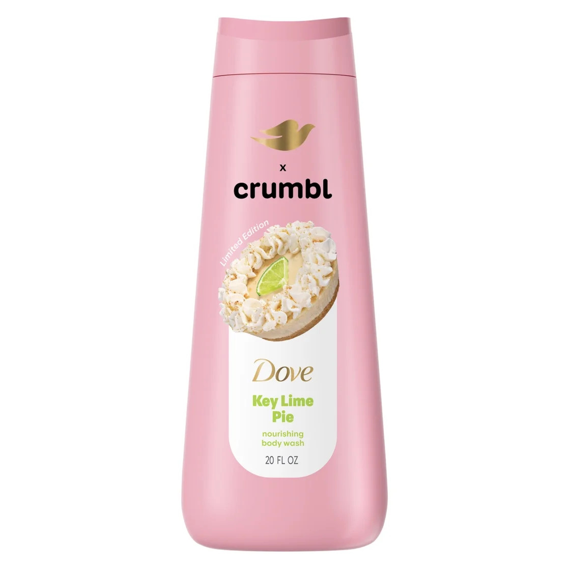 Dove Crumbl Limited Edition Body Wash Key Lime Pie for Hydrated & Soft Skin, 20 fl oz | Walmart (US)