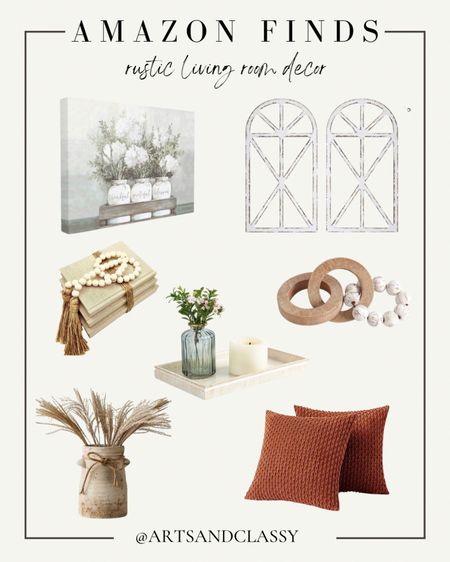 Add some rustic charm to your space with these living room decor finds! 

#LTKFind #LTKunder50 #LTKhome