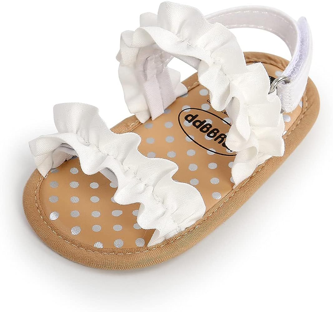 GAISUM Baby Girls Sandals Premium Soft Sole Infant Indoor Slippers Open Toe Comfort Toddler Summe... | Amazon (US)