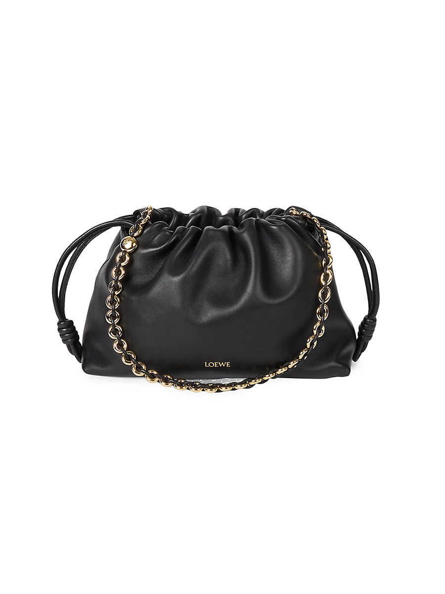Women's Medium Flamenco Shoulder Bag - Black | Saks Fifth Avenue