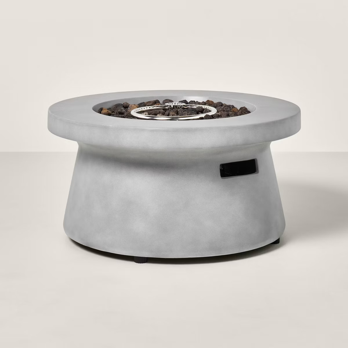 14"x28" Outdoor Patio Fire Table - Cement Gray - Hearth & Hand™ with Magnolia | Target