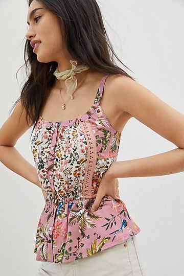 Thea Peplum Tank | Anthropologie (US)