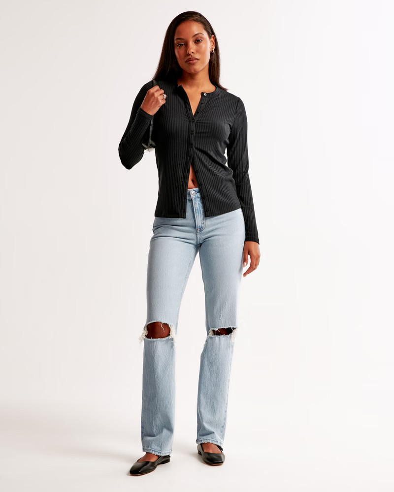 Women's High Rise 90s Relaxed Jean | Women's Bottoms | Abercrombie.com | Abercrombie & Fitch (US)