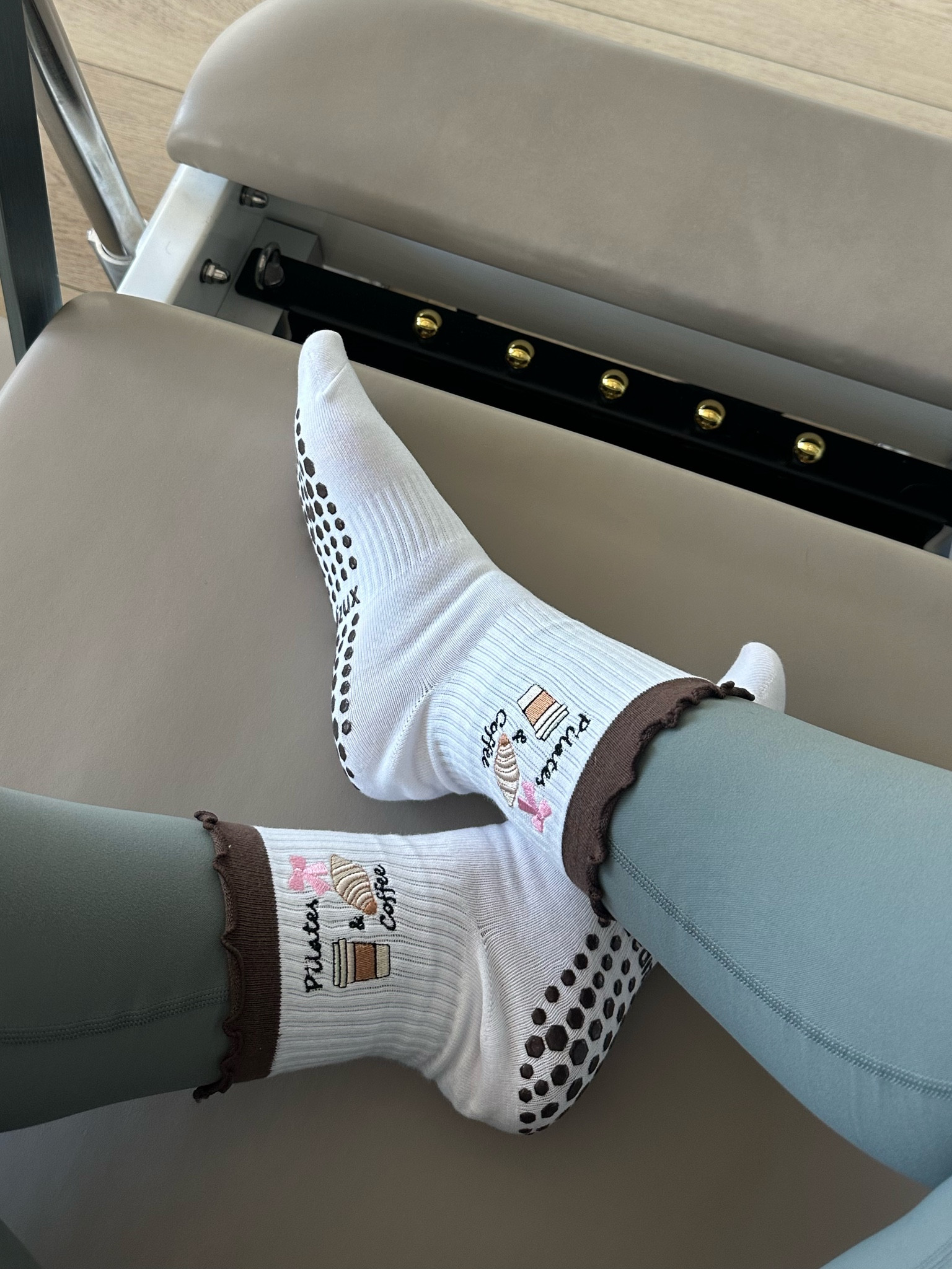 New Pilates socks 🩰

#pilates 

#LTKStyleTip #LTKActive #LTKFitness