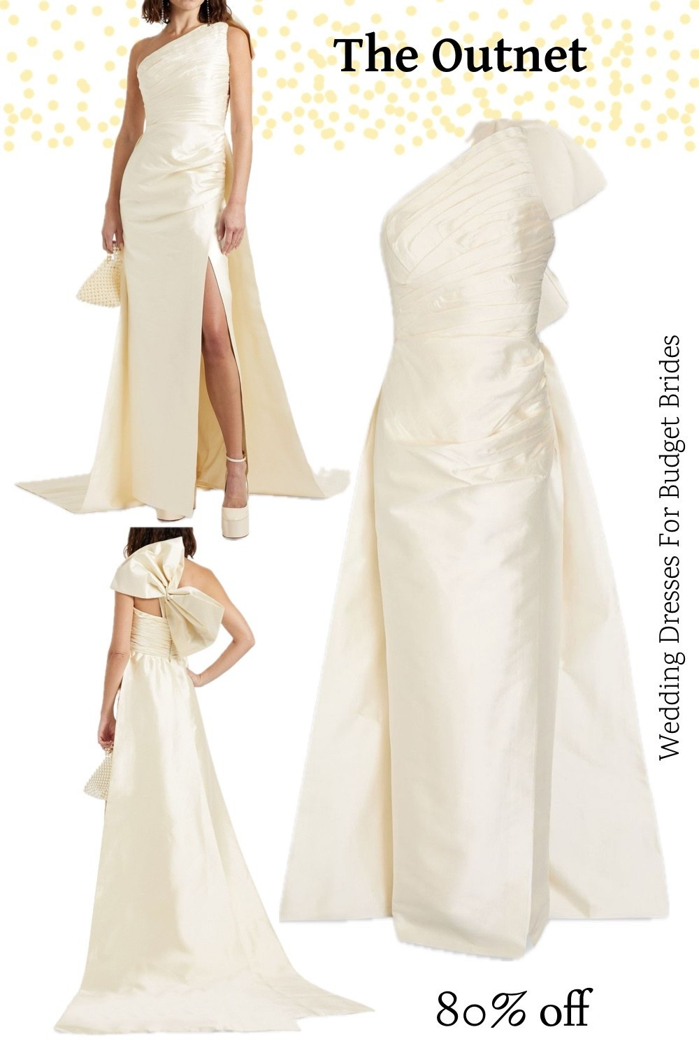 This The Outnet white gown for the bride to be has a huge discount today! Sizes are limited. 

#LTKSaleAlert #LTKWedding #LTKSeasonal