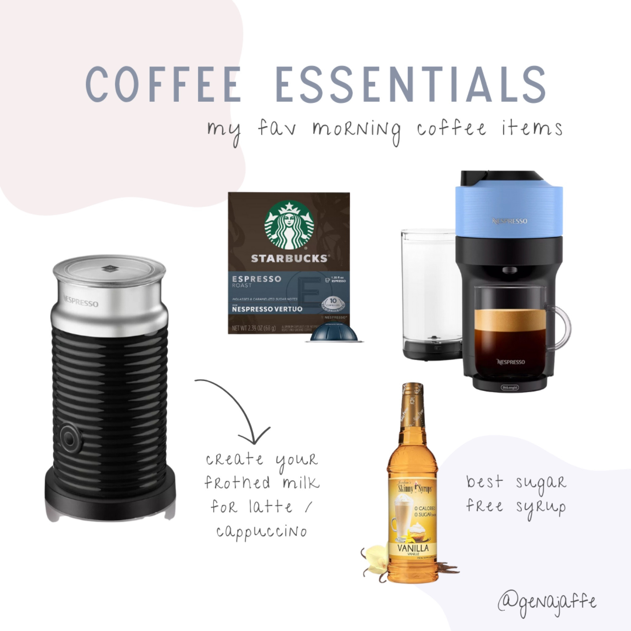 best part of waking up … my morning coffee essentials!

#coffee #nespresso #latte #starbucks

#LTKfindsunder100 #LTKhome #LTKfamily