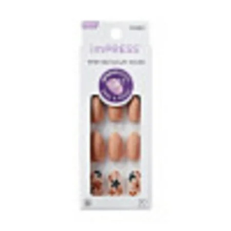 KISS imPRESS Press on Nails As It Was Beige Medium Almond 30 Count | Walmart (US)