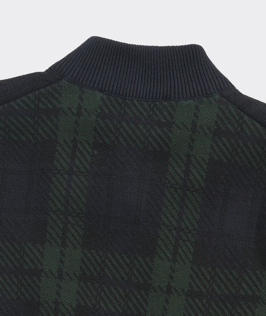 Boys' Boathouse Plaid Quarter-Zip | vineyard vines