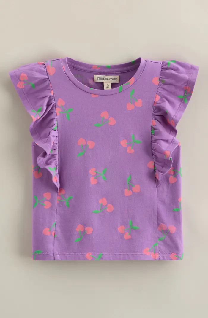 Kids' Ruffle Cotton T-Shirt | Nordstrom