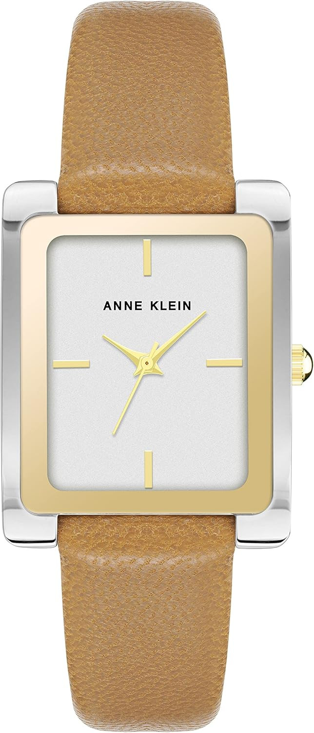Anne Klein Women's Leather Strap Watch | Amazon (US)