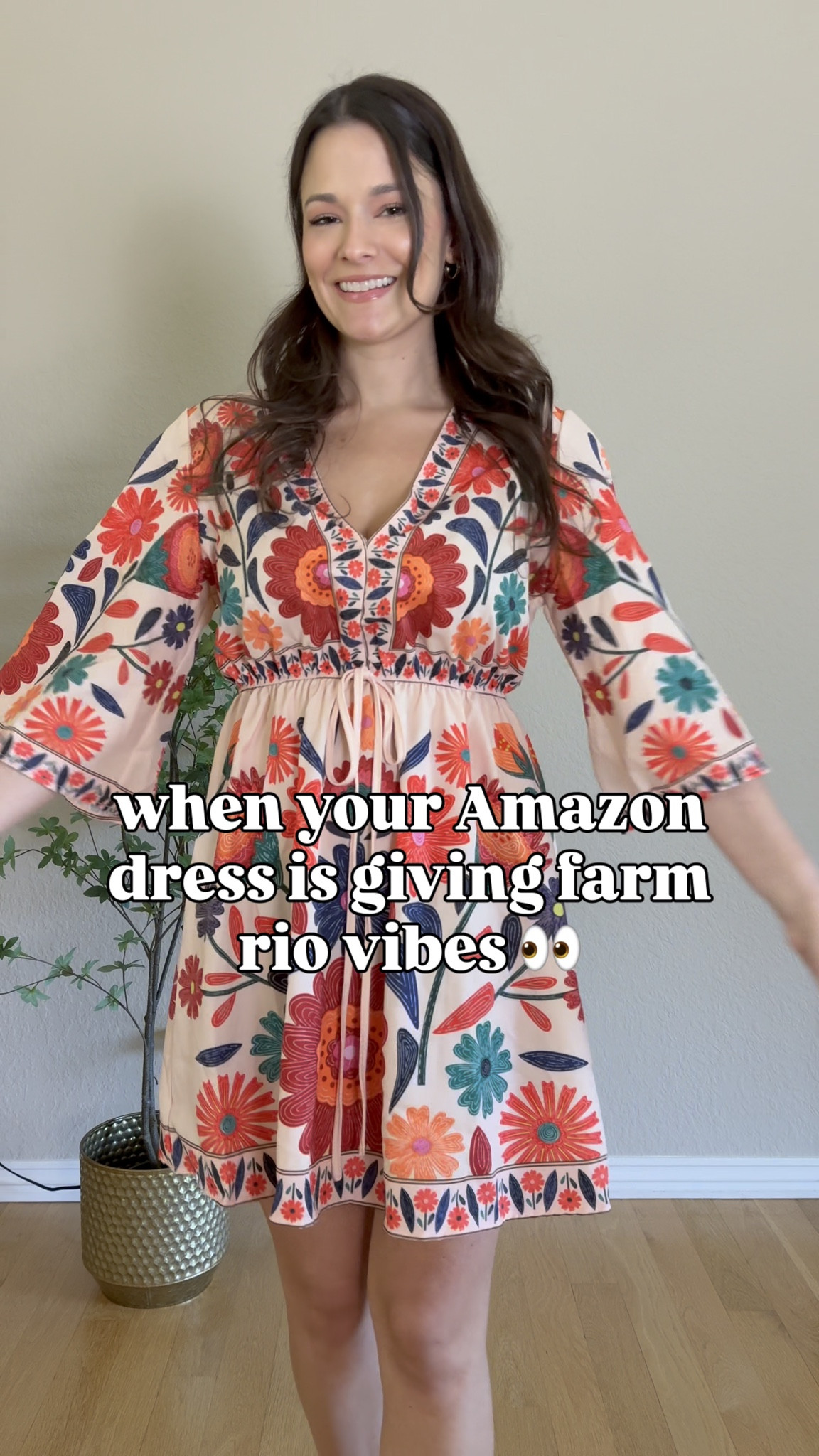 I thought this was Farm Rio at first 😍 the colors, the print... everything. 

Farm Rio look for less, summer dress, vacation dress, colorful dress, affordable fashion
#FarmRioDupe #SummerDress #VacationOutfits #DressInspo

#LTKootd #LTKSaleAlert #LTKMothersDay