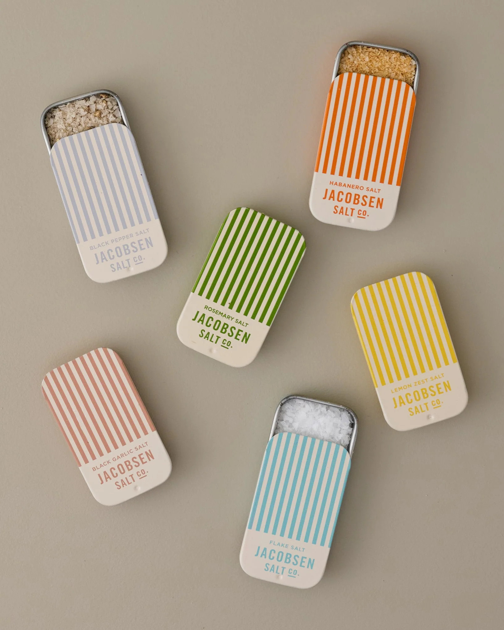 Jacobsen Salt Co. Infused Salt Tin Collection | Magnolia