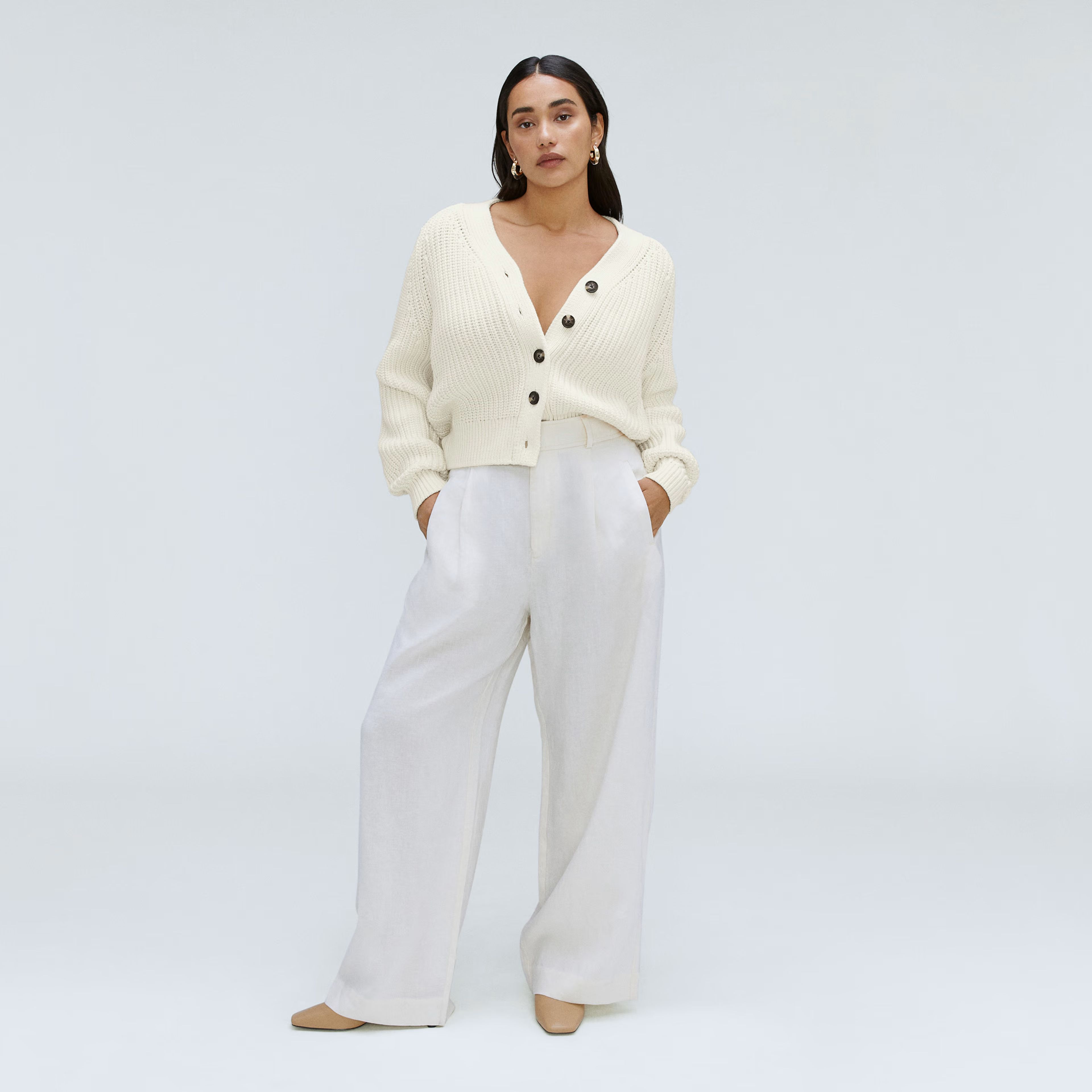 The Texture Cotton Cardigan | Everlane