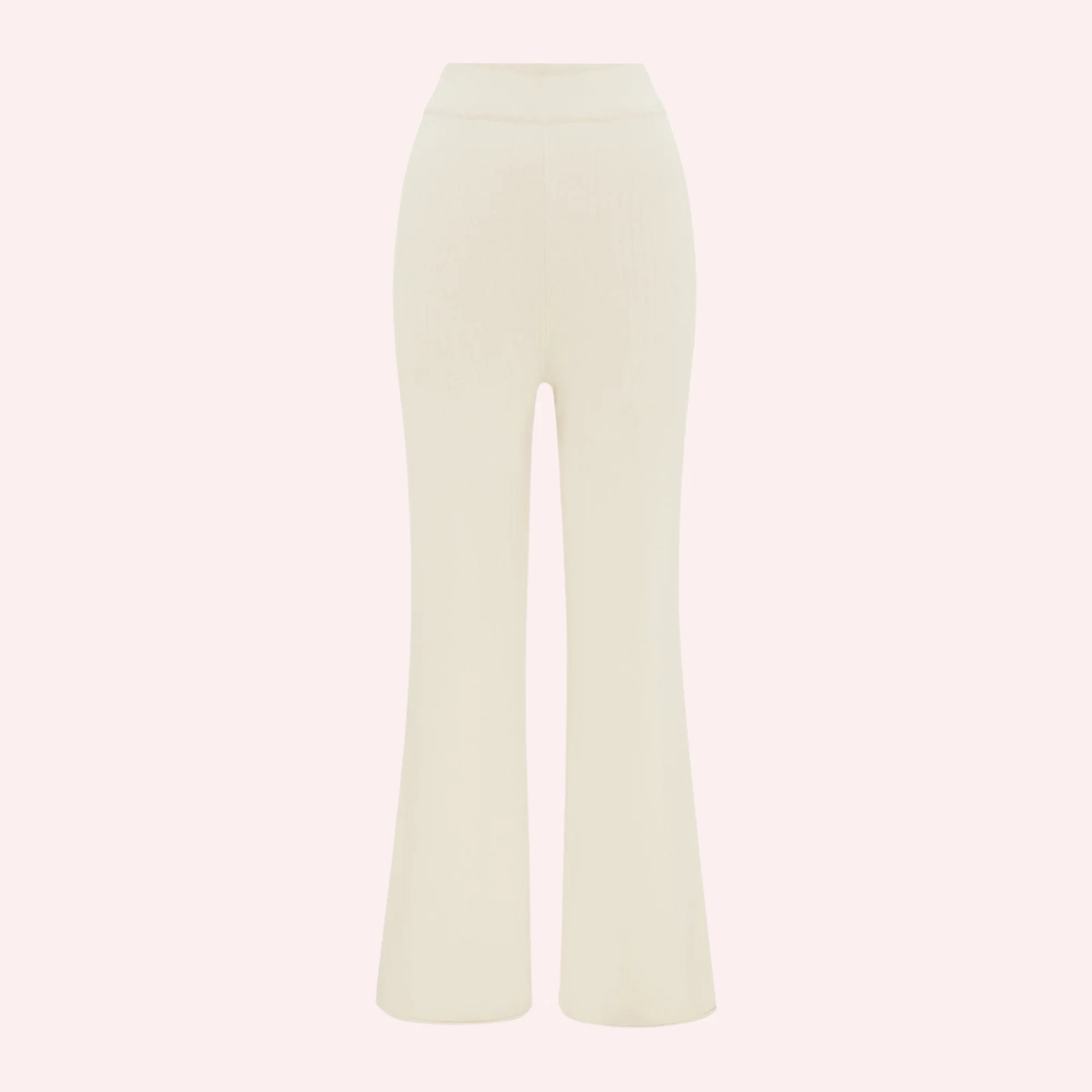 Organic Cotton Knit Pant Ecru by STUDIO BEIJE | the memo | The Memo (Australia & New Zealand)
