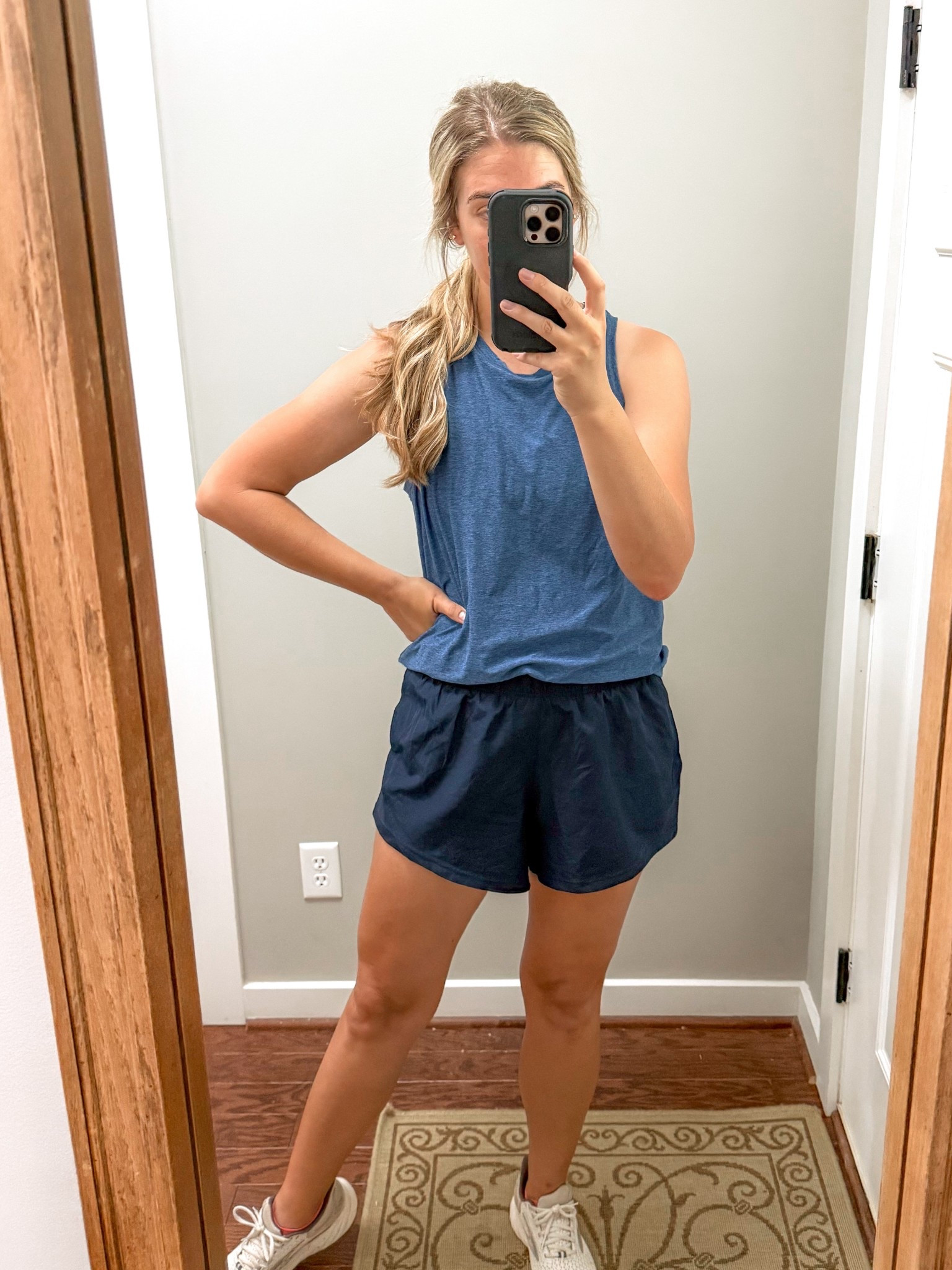 Forget the expensive brands, my favorite active wear is from Walmart. Their Buttercore tees and tanks are top notch and their Athletic Works shorts have been a favorite for years. 

#LTKFindsUnder50 #LTKActive #LTKStyleTip