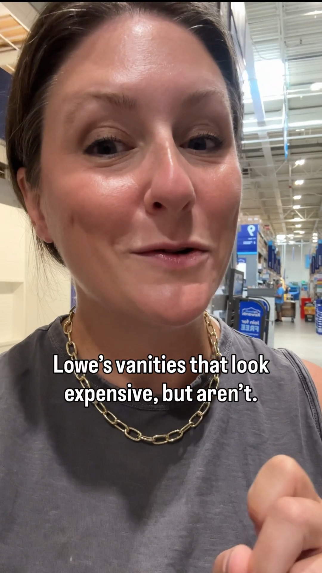 A new vanity can totally change the vibe of your bathroom. It’s one of those small renos that makes the space feel instantly more polished, pulled together, and brand new, but wow, can they get pricey fast! Instead of spending thousands, a quick stop at Lowe’s gives you tons of options that look straight out of a designer showroom for only a fraction of the cost. Same elevated feel, way smarter price.

#LTKvlog #LTKSaleAlert #LTKHome