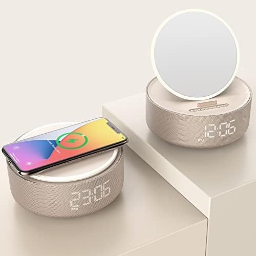 Birthday Gifts for Women, 6 in 1 Wireless Phone Charger with Digital Alarm Clock, Mirror Lights ... | Amazon (US)