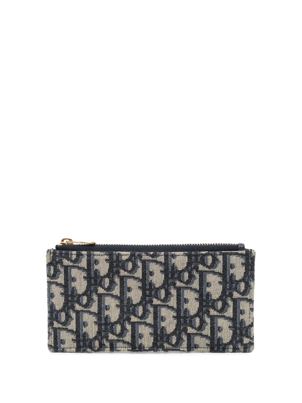 Christian Dior Pre-Owned 2021 Oblique Canvas Zip pouch - Blue | Farfetch Global