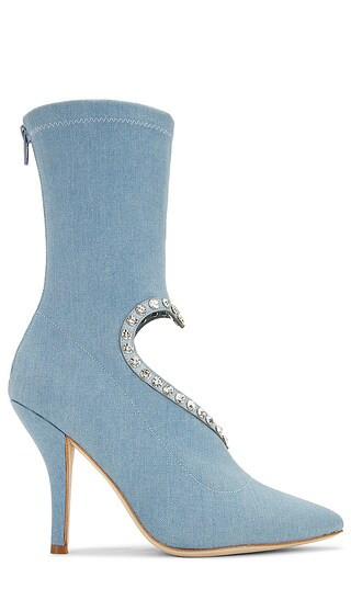 Liv Boot in Denim | Revolve Clothing (Global)