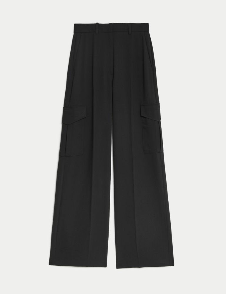Cargo Wide Leg Trousers | Marks and Spencer CA