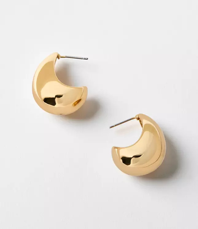 Chunky Teardrop Stud Earrings | LOFT