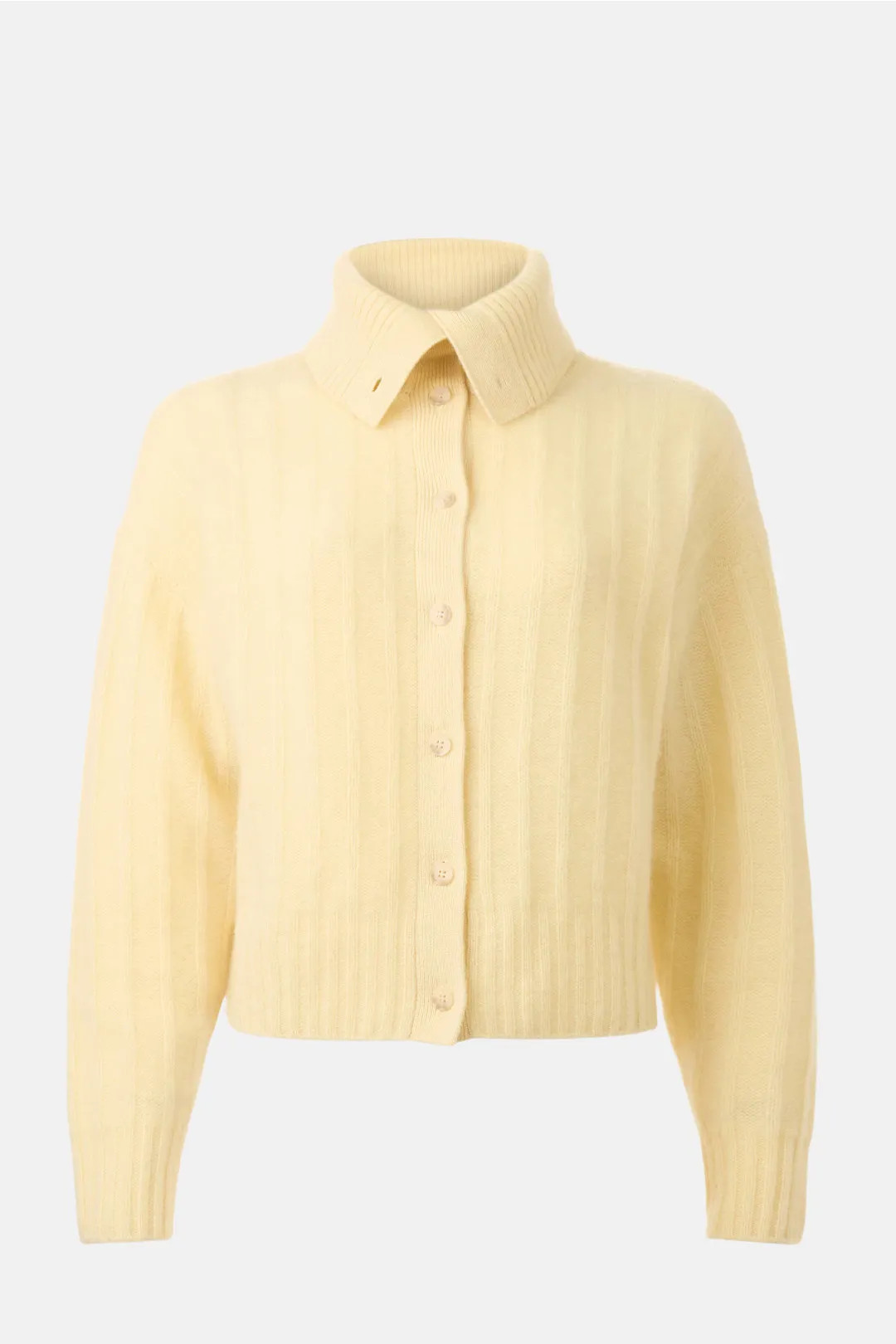 Premium Cashmere Reversible Collared Cardigan | Rent the Runway