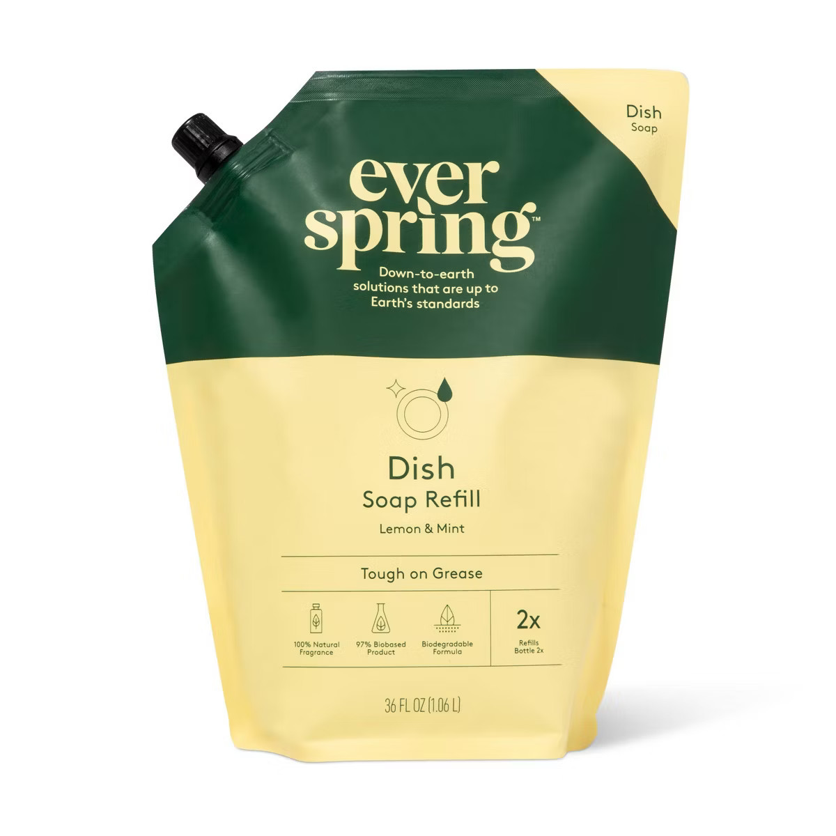 Dish Soap Refill - Lemon & Mint - 36 fl oz - Everspring™ | Target