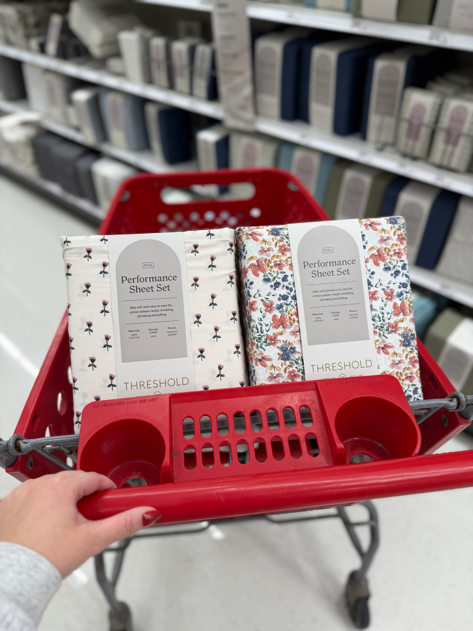 I am absolutely loving this Threshold printed performance 400 thread count sheet set and you can currently grab them for 40% off! This 4-piece set is so soft and the prints are the perfect way to add a little personality to your bedroom. They have such a crisp, high-quality feel that stays cool all night long. It is the perfect time to refresh your bedding while they are on such a good sale! accolade crew neck pullover, chocolate brown outfit, date night outfits, dark wash denim, silver hardware, analog hobbies, valentines outfit women, knits and shawls, valentines day outfit women, vacation outfits beach, threshold target, sheet set, bedroom refresh, target sale, aesthetic bedding, home decor, 400 thread count, target home, neutral home, cozy bedroom 

 #LTKValentine #LTKdayinmylife #LTKHome