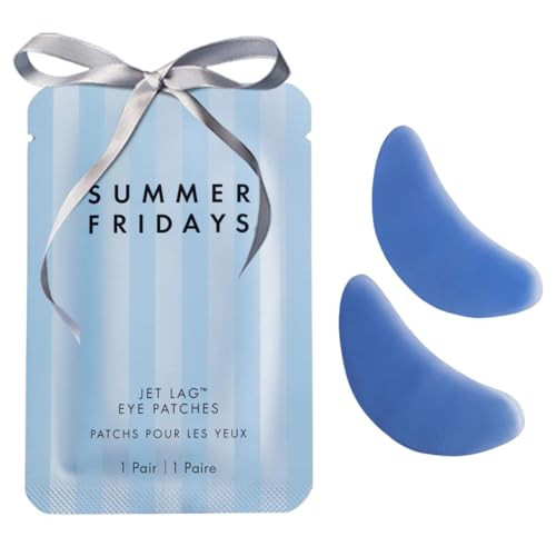 Summer Fridays Jet Lag Under Eye Patches - Hydrating & Depuffing Hydrogel Eye Masks with Caffeine & Peptides to Soothe & Refresh the Undereye Area (6 Pairs) | Amazon (US)